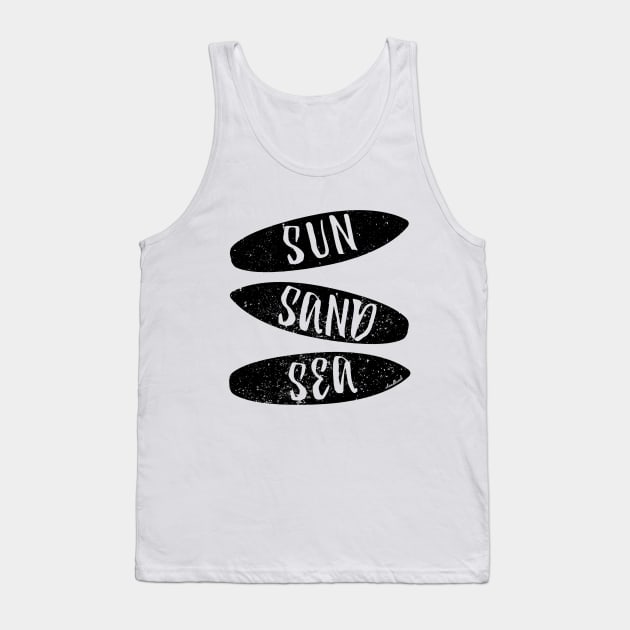 Sun Sand and Sea Tank Top by cloudlanddesigns